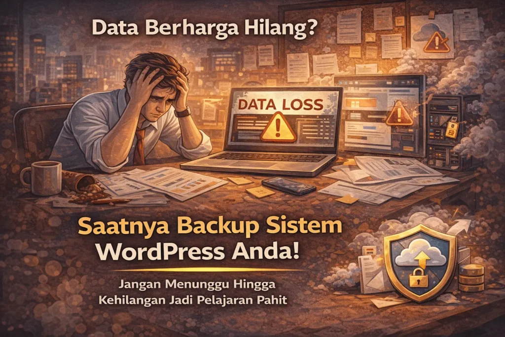 Entrepreneur yang butuh sistem Backup WordPress setelah kehilangan data