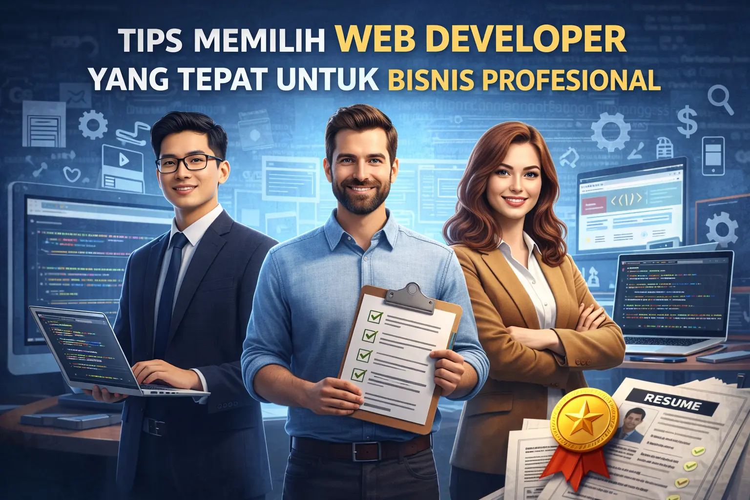 Kriteria memilih web developer.