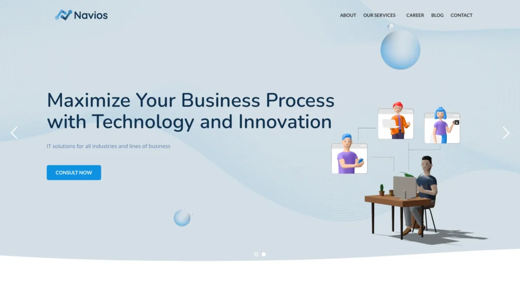 jasa website untuk Naviosaustralia