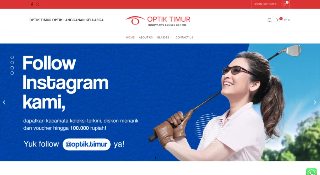 Bikin Website di BWP , Porto Optik Timur