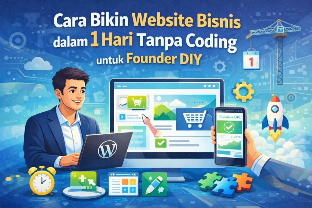 cara membuat website bisnis