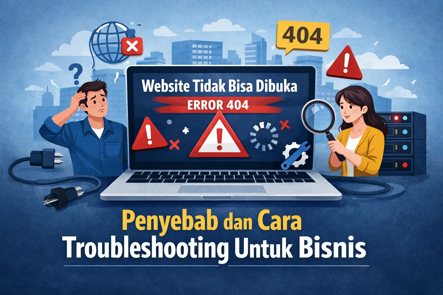 website tidak bisa dibuka penyebab dan cara troubleshooting untuk bisnis"