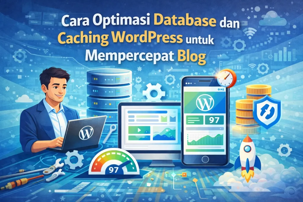 cara optimasi database dan caching wordpress untuk mempercepat blog