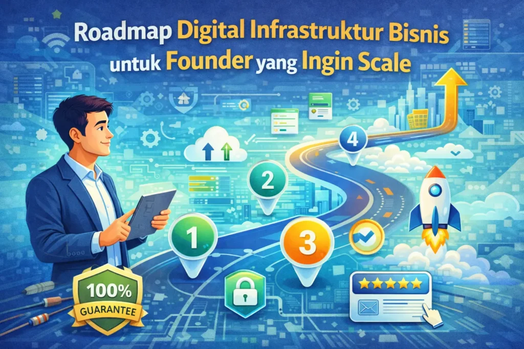 roadmap digital infrastructure bisnis untuk founder yang ingin scale