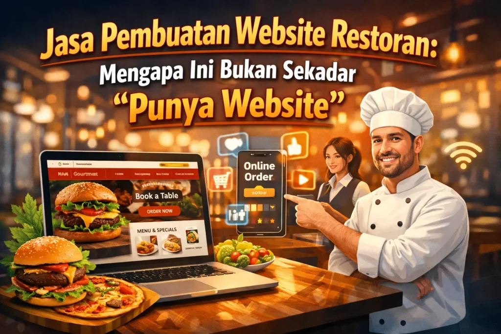 Jasa Pembuatan Website Restoran untuk owner resto