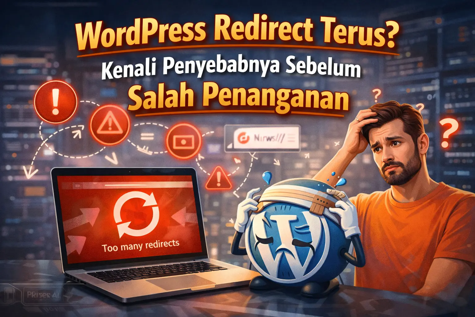 WordPress Redirect Terus? Kenali Penyebabnya