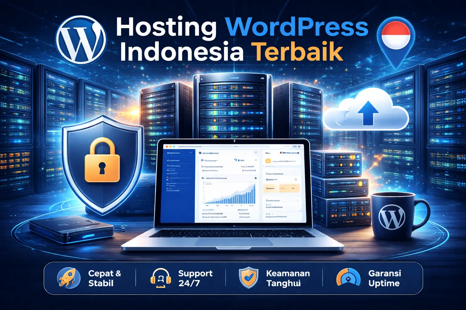 hosting wordpress indonesia terbaik