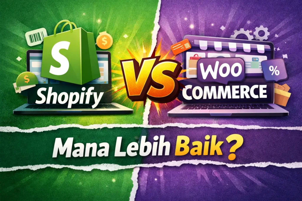shopify vs woocommerce mana lebih baik