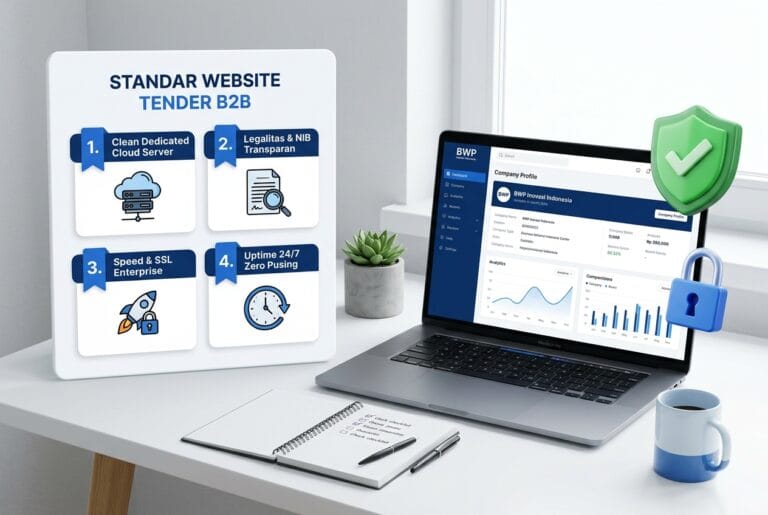 Jasa Pembuatan Website Tender B2B: Standar Kredibilitas Vendor & Panduan Lolos Audit